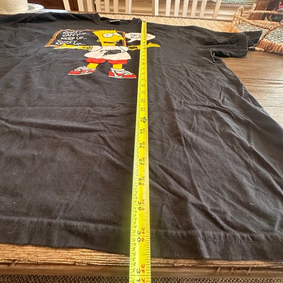 The Simpsons‎ Bart T Shirt Out of Step Man Comfort Colors 2XL Black Cartoon - Picture 5 of 6